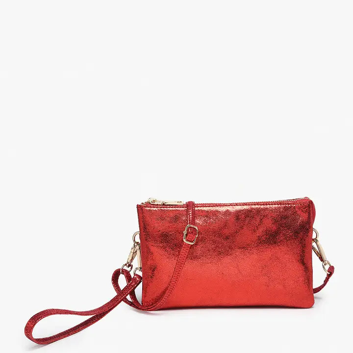 Riley Monogrammable 3 Compartment Crossbody/Wristlet