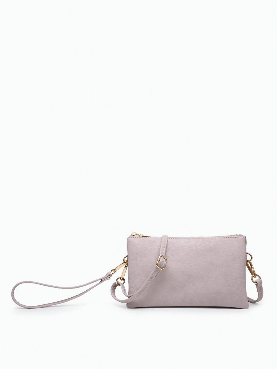 Riley Monogrammable 3 Compartment Crossbody/Wristlet
