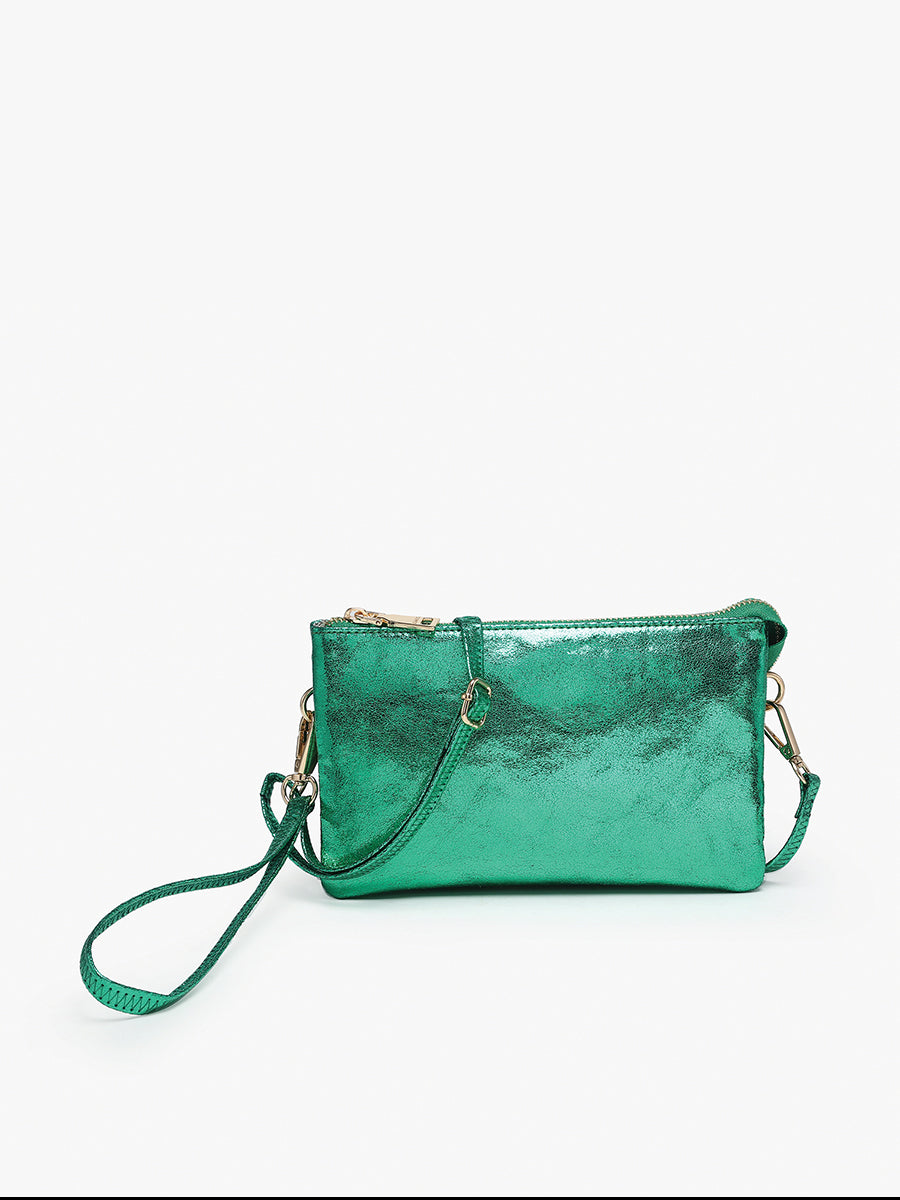 Riley Monogrammable 3 Compartment Crossbody/Wristlet