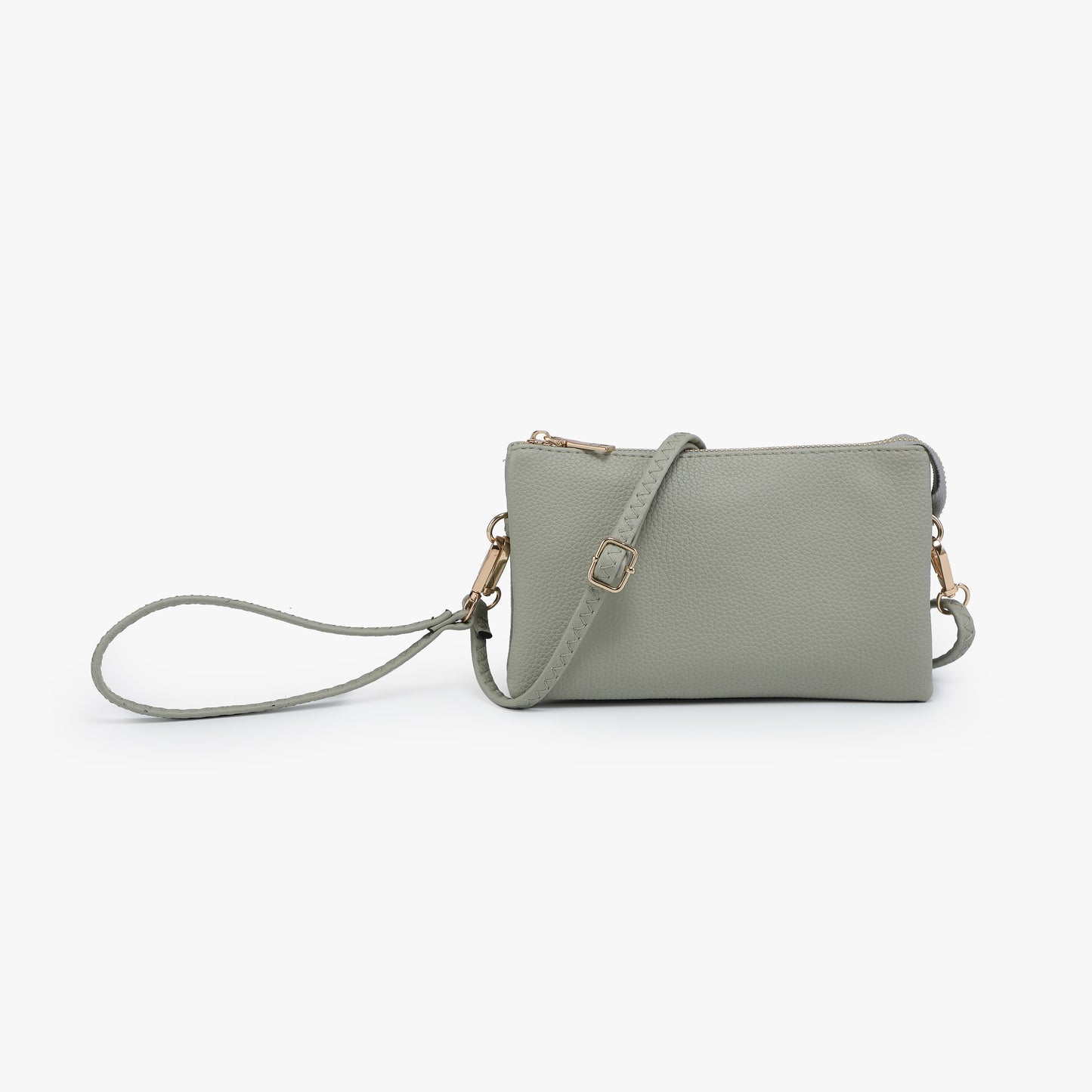 Riley Monogrammable 3 Compartment Crossbody/Wristlet