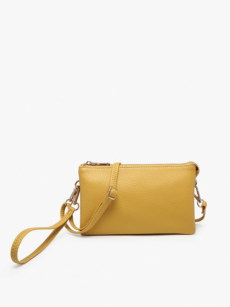 Riley Monogrammable 3 Compartment Crossbody/Wristlet