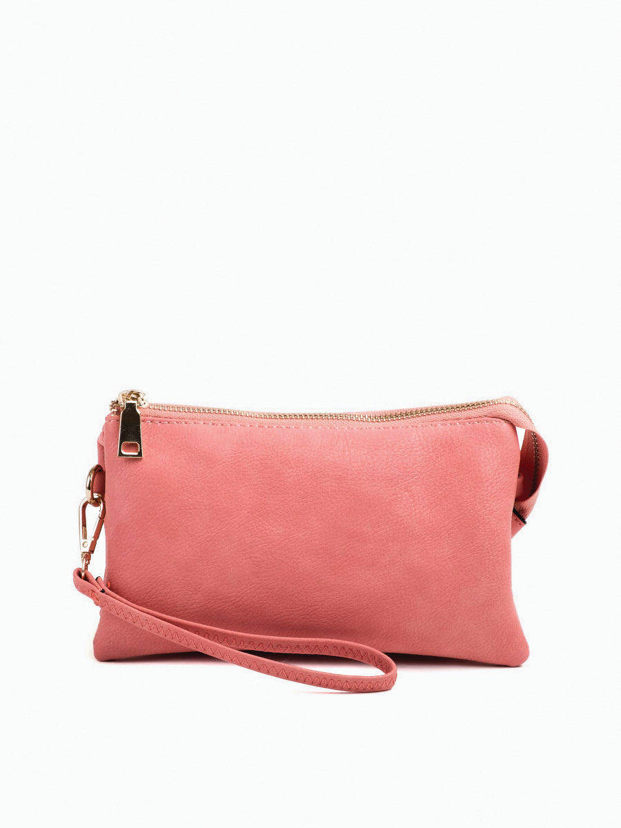 Riley Monogrammable 3 Compartment Crossbody/Wristlet