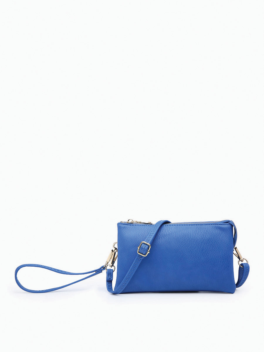 Riley Monogrammable 3 Compartment Crossbody/Wristlet