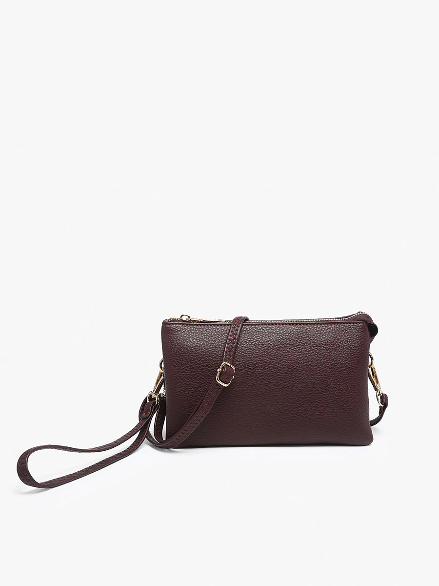 Riley Monogrammable 3 Compartment Crossbody/Wristlet
