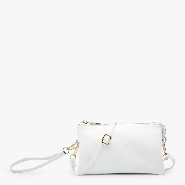 Riley Monogrammable 3 Compartment Crossbody/Wristlet
