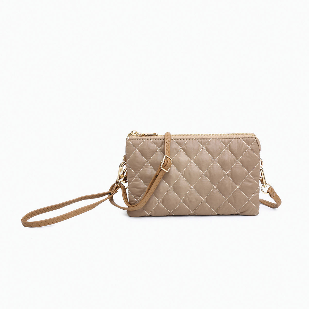 Riley Puffer 3 Compartment Crossbody/Wristlet