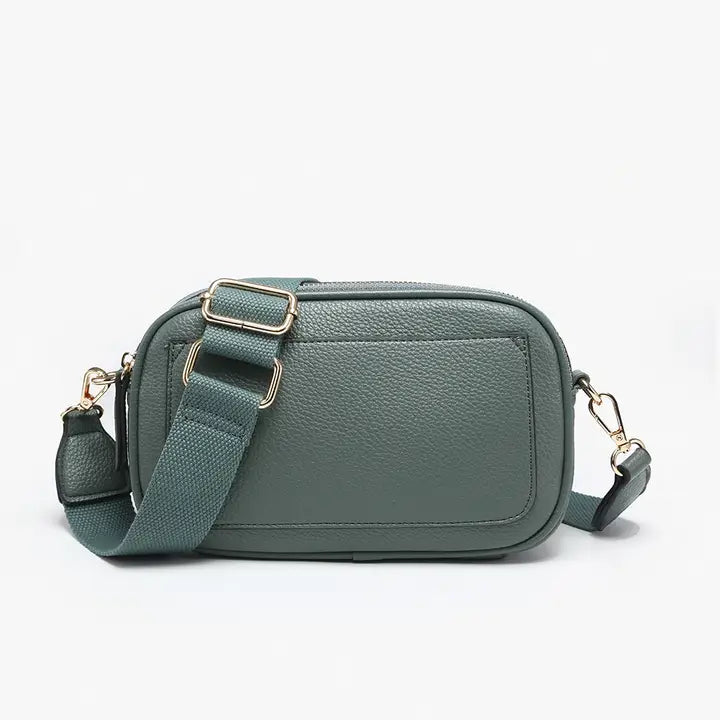 Dual Zip Crossbody w/ Slip Pocket