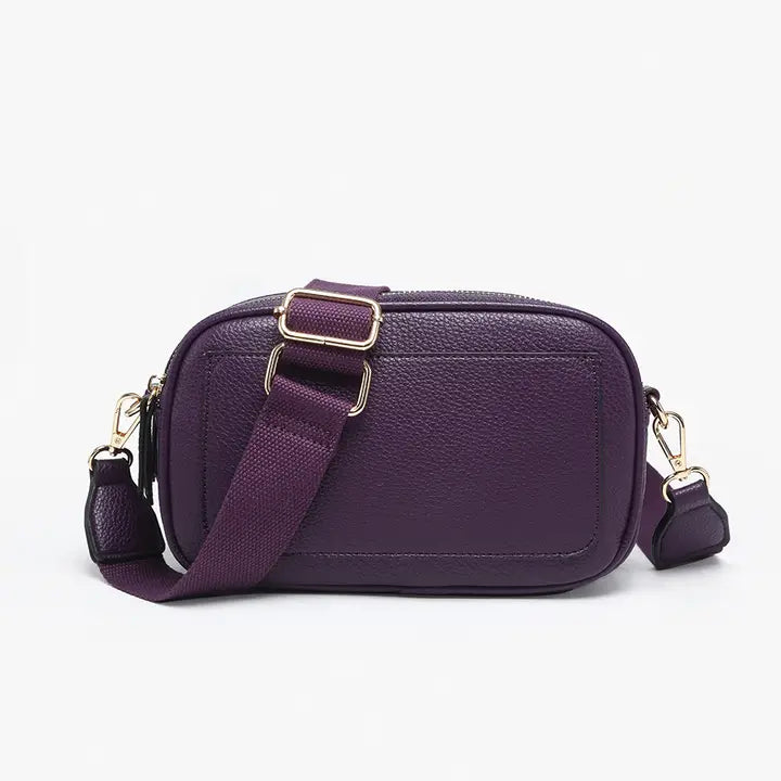 Dual Zip Crossbody w/ Slip Pocket