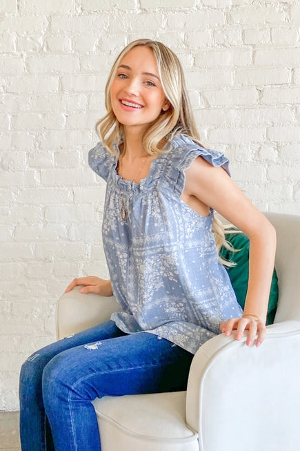 Boho Print Top